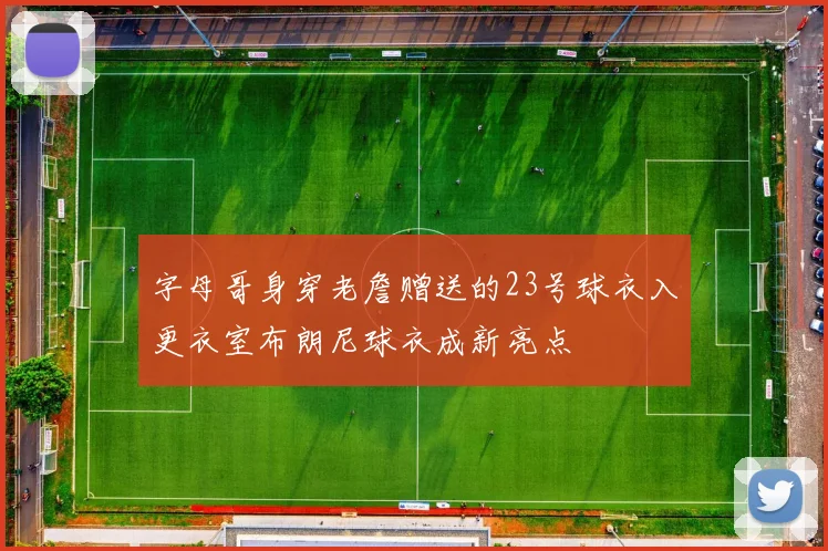 字母哥身穿老詹赠送的23号球衣入更衣室布朗尼球衣成新亮点